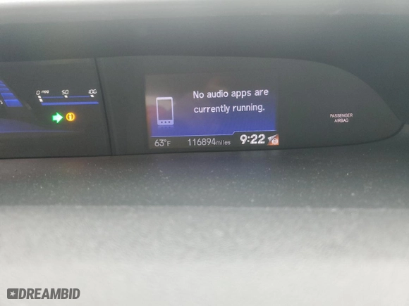 2014 Honda Civic Hybrid with VIN 19XFB4F26EE001768, listed as a Copart auction lot 80222374 with 116,894 mi miles and Non Repairable. Bid and sale history available at carsss.com. Image 9.