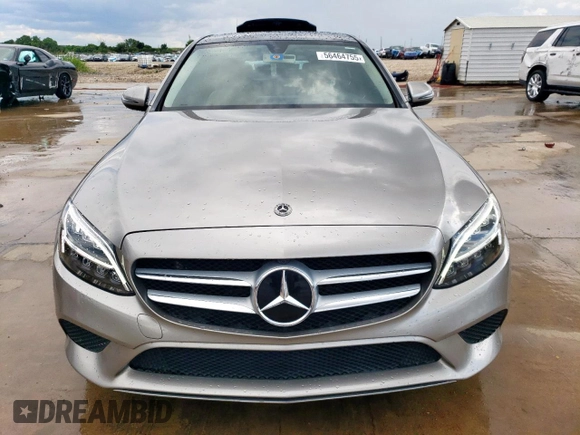 2020 Mercedes-Benz C 300 with VIN 55SWF8DB6LU327820, listed as a Copart auction lot 56464755 with 67,442 mi miles and Salvage title. Bid and sale history available at DreamBid. Image 5.