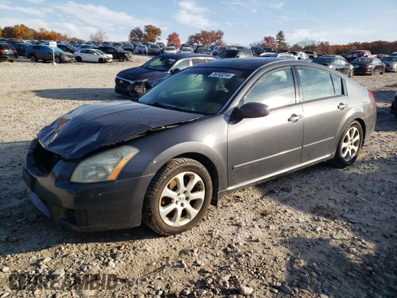 2008 Nissan Maxima 3.5 SE with VIN 1N4BA41E08C837208, listed as a Copart auction lot 76743314 with 120,668 mi miles and Clean Title. Bid and sale history available at carsss.com. Image 1.