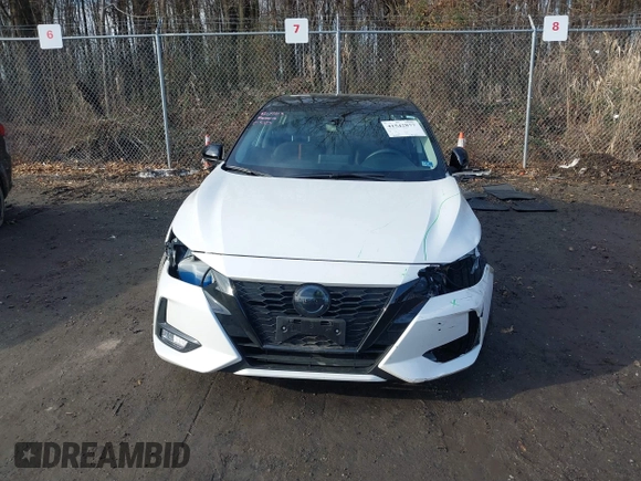 2022 Nissan Sentra SR with VIN 3N1AB8DV3NY312770, listed as a IAAI auction lot 41542877 with 15,474 mi miles. Bid and sale history available at carsss.com. Image 12.