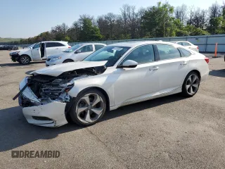2018 Honda Accord Touring with VIN 1HGCV2F91JA023655, listed as a Copart auction lot 63187005 with 44,808 mi miles and Salvage title. Bid and sale history available at DreamBid. Image 1.