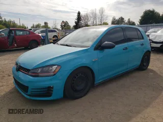 2015 Volkswagen Golf GTI Autobahn with VIN 3VW4T7AU6FM006794, listed as a Copart auction lot 74454114 with 145,516 mi miles and Salvage Title. Bid and sale history available at carsss.com. Image 1.