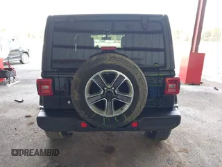 2019 Jeep Wrangler Unlimited Sahara with VIN 1C4HJXEG5KW532861, listed as a IAAI auction lot 41698912 with 121,278 mi miles and . Bid and sale history available at DreamBid. Image 17.