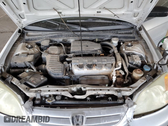 2002 Honda Civic z VIN 1HGEN26562L000612, wystawiony jako Copart lot #77596944 z przebiegiem 95 426 mil mil oraz Szkoda całkowita • Salvage title. Historia ofert i sprzedaży dostępna na DreamBid. Obrazek 12.
