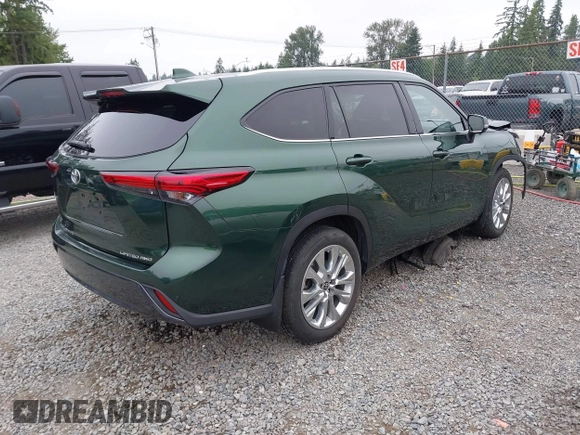 2023 Toyota Highlander L with VIN 5TDKDRBH5PS500246, listed as a IAAI auction lot 42429520 with 37,520 mi miles and . Bid and sale history available at DreamBid. Image 4.