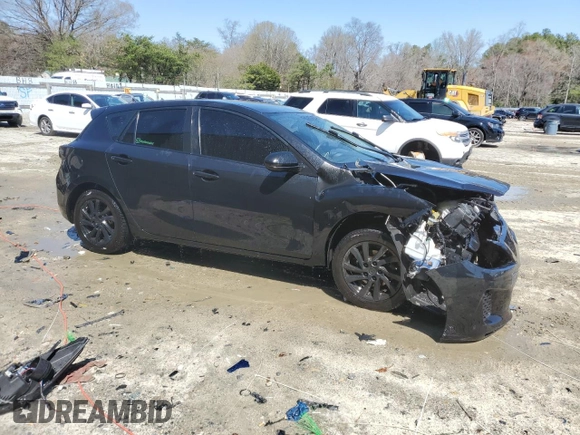 2012 Mazda 3 i Touring with VIN JM1BL1L80C1598337, listed as a Copart auction lot 51681315 with 182,068 mi miles and Salvage Title. Bid and sale history available at DreamBid. Image 4.