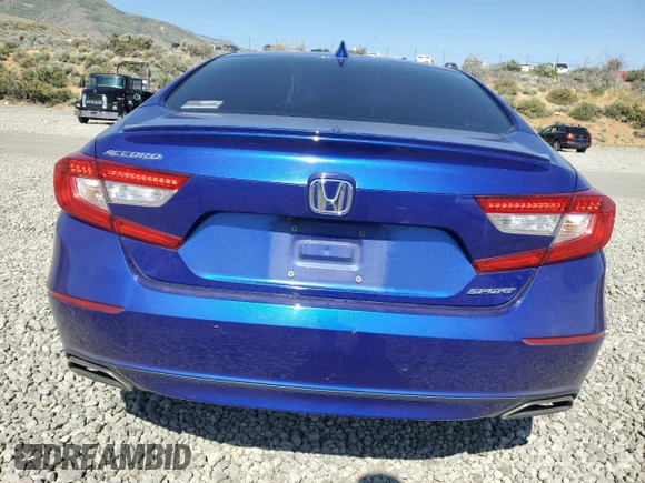 2020 Honda Accord Sport with VIN 1HGCV1F34LA123953, listed as a Copart auction lot 59632755 with 93,696 mi miles and Salvage title. Bid and sale history available at DreamBid. Image 6.