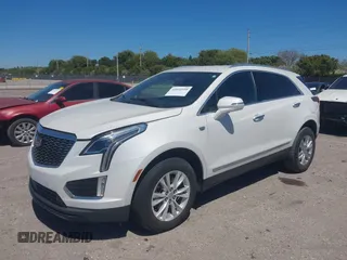 2021 Cadillac XT5 FWD Luxury with VIN 1GYKNAR48MZ149757, listed as a IAAI auction lot 41851510 with 37,607 mi miles. Bid and sale history available at carsss.com. Image 2.