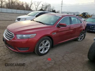2014 Ford Taurus SEL with VIN 1FAHP2E8XEG123009, listed as a Copart auction lot 42724724 with 117,639 mi miles and Salvage Title. Bid and sale history available at DreamBid. Image 1.
