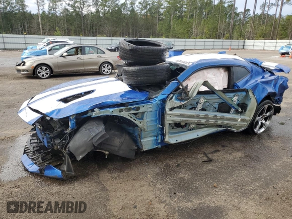 2018 Chevrolet Camaro 1SS with VIN 1G1FE1R75J0121540, listed as a Copart auction lot 87810025 with Not Provided miles and Non Repairable. Bid and sale history available at carsss.com. Image 1.