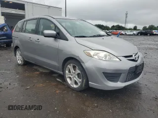 2010 Mazda 5 Sport with VIN JM1CR2WL1A0361299, listed as a Copart auction lot 57727455 with 221,744 mi miles and Clean title. Bid and sale history available at DreamBid. Image 4.