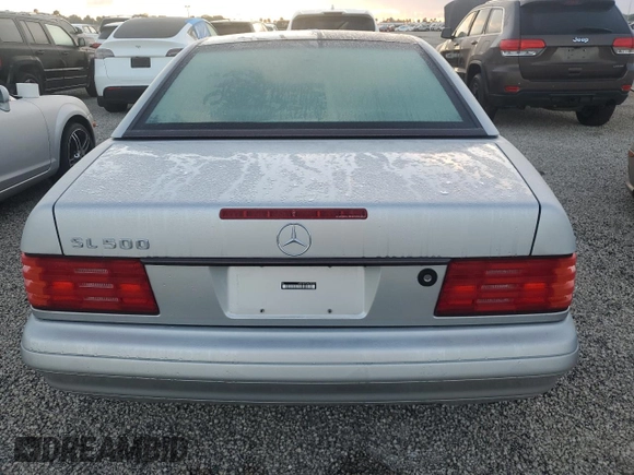 1998 Mercedes-Benz SL-Class with VIN WDBFA67F8WF163620, listed as a Copart auction lot 74125164 with 0 mi miles and Salvage Title. Bid and sale history available at carsss.com. Image 6.