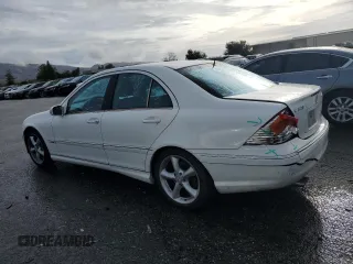 2005 Mercedes-Benz C 230 Kompressor with VIN WDBRF40J75F592134, listed as a Copart auction lot 84874144 with 168,489 mi miles and Non repairable. Bid and sale history available at DreamBid. Image 2.