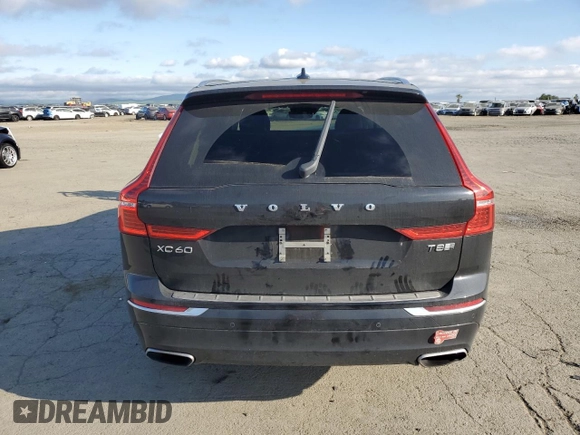 2018 Volvo XC60 Inscription with VIN LYVBR0DL0JB101983, listed as a Copart auction lot 50584055 with 54,814 mi miles and Salvage Title. Bid and sale history available at carsss.com. Image 6.