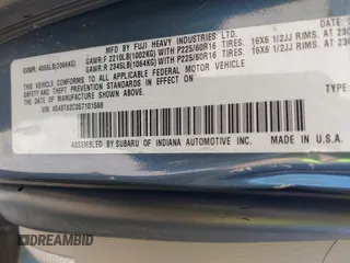 2005 Subaru Baja Special Sports с VIN 4S4BT62C357101568, выставлен на аукционе IAAI как лот 42229028 с пробегом 163 596 миль миль и . История ставок и продаж доступна на DreamBid. Изображение 9.