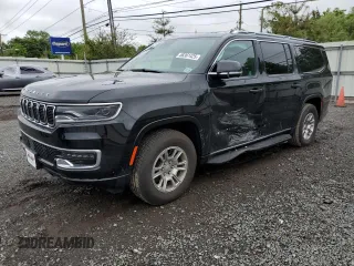 2024 Jeep Wagoneer z VIN 1C4SJSAP5RS193311, wystawiony jako Copart lot #58361425 z przebiegiem 7 360 mil mil oraz Szkoda całkowita • Salvage title. Historia ofert i sprzedaży dostępna na DreamBid. Obrazek 1.