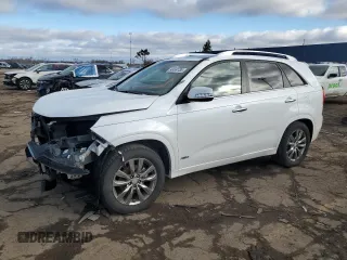 2013 Kia Sorento SX with VIN 5XYKWDA22DG366444, listed as a Copart auction lot 50499755 with 133,229 mi miles and Salvage title. Bid and sale history available at DreamBid. Image 1.