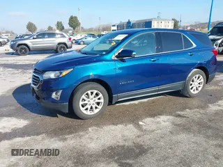 2019 Chevrolet Equinox LT with VIN 2GNAXKEV9K6205320, listed as a IAAI auction lot 40848027 with 87,270 mi miles and . Bid and sale history available at DreamBid. Image 2.