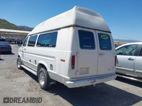 1985 Ford Econoline Cargo with VIN 1FBHS31L3FHA83624, listed as a IAAI auction lot 41987555 with 2,242 mi miles and . Bid and sale history available at DreamBid. Image 3.