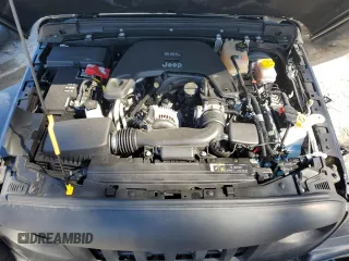 2020 Jeep Wrangler Unlimited Willys with VIN 1C4HJXDG8LW250300, listed as a Copart auction lot 83543074 with 36,347 mi miles and Salvage title. Bid and sale history available at DreamBid. Image 12.
