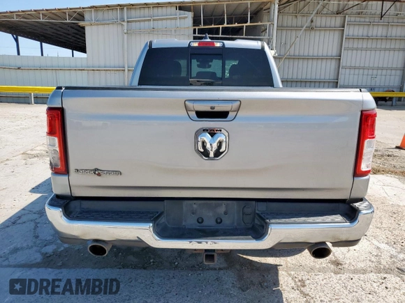 2022 Ram 1500 Big Horn with VIN 1C6RREBT2NN190449, listed as a Copart auction lot 57253495 with 88,735 mi miles and Salvage title. Bid and sale history available at DreamBid. Image 6.