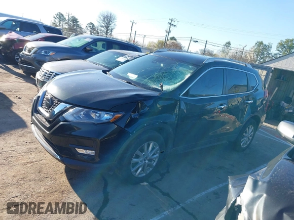 2020 Nissan Rogue S with VIN 5N1AT2MV9LC734888, listed as a IAAI auction lot 41768593 with 118,561 mi miles. Bid and sale history available at carsss.com. Image 13.