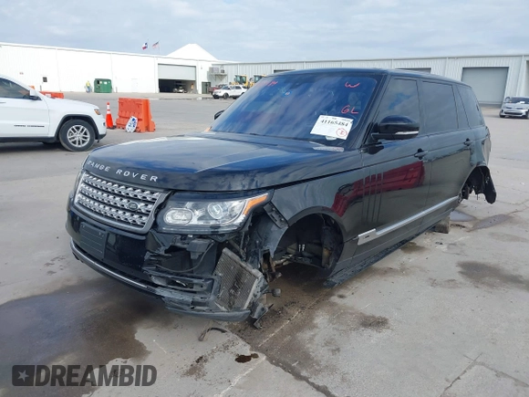2016 Land Rover Range Rover Supercharged with VIN SALGS3EF6GA290717, listed as a IAAI auction lot 41165484 with 117,221 mi miles. Bid and sale history available at carsss.com. Image 19.