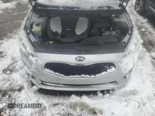 2016 Kia Cadenza Premium with VIN KNALN4D75G5217650, listed as a Copart auction lot 81317474 with 124,915 mi miles and Salvage Title. Bid and sale history available at carsss.com. Image 11.