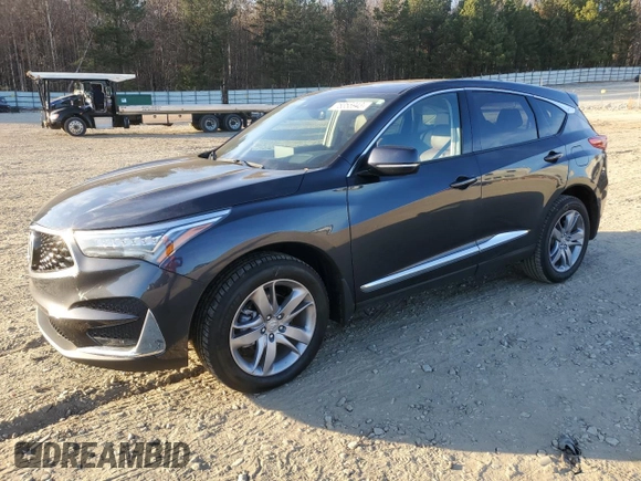 2021 Acura RDX w/Advance Package with VIN 5J8TC2H70ML034463, listed as a Copart auction lot 78355943 with 24,744 mi miles. Bid and sale history available at carsss.com. Image 1.