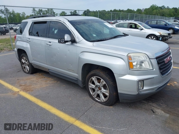 2017 GMC Terrain SLE z VIN 2GKFLNE33H6185704, wystawiony jako IAAI lot #42286447 z przebiegiem 144 174 mil mil oraz . Historia ofert i sprzedaży dostępna na DreamBid. Obrazek 1.