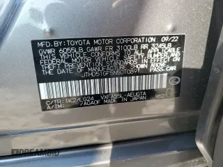 2022 Lexus LS 500 z VIN JTHD51GF5N5010891, wystawiony jako Copart lot #59223265 z przebiegiem 34 289 mil mil oraz Szkoda całkowita • Salvage title. Historia ofert i sprzedaży dostępna na DreamBid. Obrazek 12.