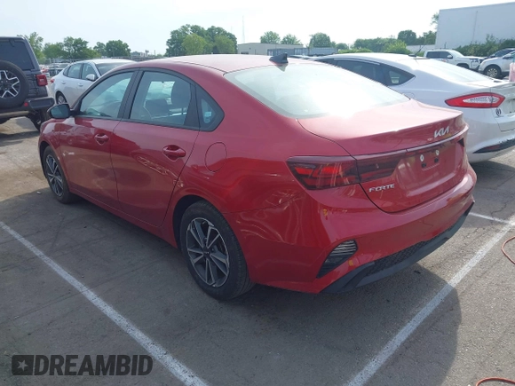 2023 Kia Forte LXS with VIN 3KPF24AD0PE640546, listed as a IAAI auction lot 42174053 with 37,514 mi miles. Bid and sale history available at carsss.com. Image 3.