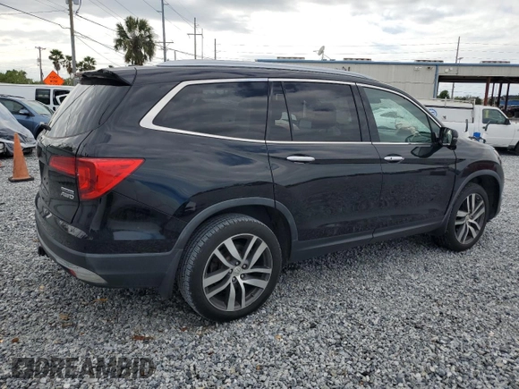 2017 Honda Pilot Touring with VIN 5FNYF6H9XHB075468, listed as a Copart auction lot 50012215 with 90,718 mi miles and Salvage Title. Bid and sale history available at carsss.com. Image 3.