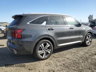 2023 Kia Sorento Hybrid EX with VIN KNDRHDLG7P5187878, listed as a Copart auction lot 87659315 with 19,601 mi miles and Salvage Title. Bid and sale history available at carsss.com. Image 3.