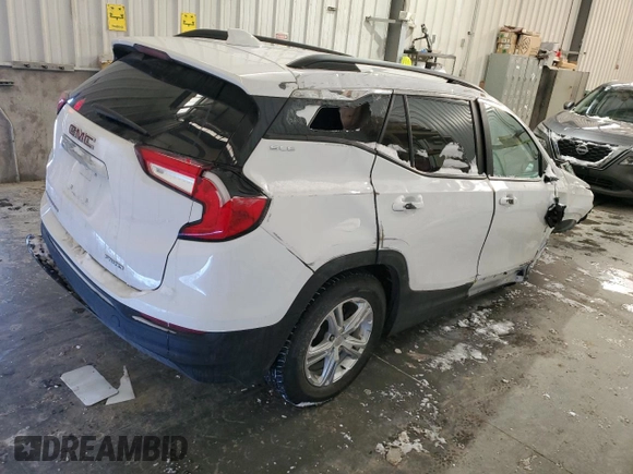 2022 GMC Terrain SLE z VIN 3GKALTEV2NL127557, wystawiony jako Copart lot #56729945 z przebiegiem Nie podano mil oraz Czysty tytuł • Clean title. Historia ofert i sprzedaży dostępna na DreamBid. Obrazek 3.