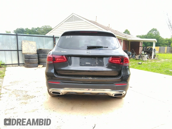 2021 Mercedes-Benz GLC 300 with VIN W1N0G8DB7MV313747, listed as a IAAI auction lot 42435991 with 106,743 mi miles and . Bid and sale history available at DreamBid. Image 16.