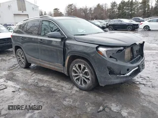 2020 GMC Terrain SLT with VIN 3GKALVEX8LL250239, listed as a IAAI auction lot 41635909 with 117,048 mi miles. Bid and sale history available at carsss.com. Image 1.