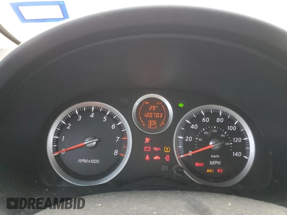 2010 Nissan Sentra SR with VIN 3N1AB6APXAL683796, listed as a Copart auction lot 46342345 with 120,703 mi miles and Salvage Title. Bid and sale history available at DreamBid. Image 9.