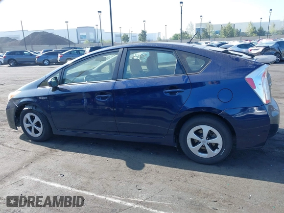 2014 Toyota Prius Four with VIN JTDKN3DU5E1749371, listed as a IAAI auction lot 42018410 with 115,395 mi miles. Bid and sale history available at carsss.com. Image 14.