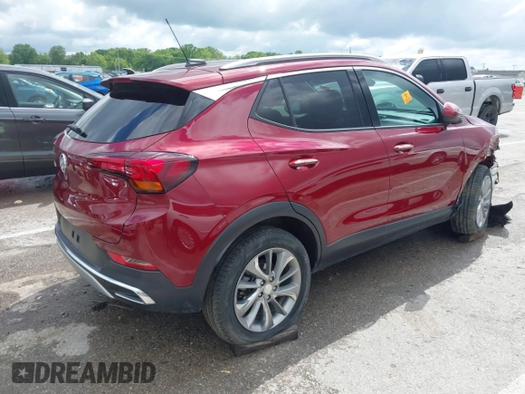 2023 Buick Encore GX Essence with VIN KL4MMGSL6PB117256, listed as a IAAI auction lot 42242121 with 38,167 mi miles and . Bid and sale history available at DreamBid. Image 4.