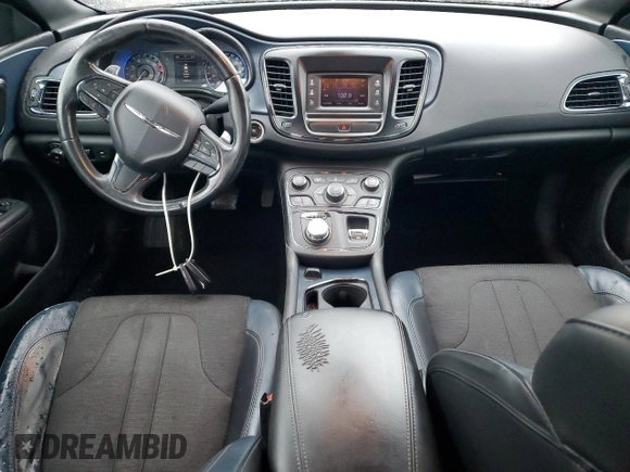 2015 Chrysler 200 S with VIN 1C3CCCBB9FN680839, listed as a Copart auction lot 61400265 with 143,228 mi miles and Salvage title. Bid and sale history available at DreamBid. Image 8.