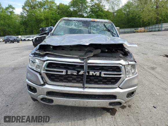 2022 Ram 1500 Big Horn with VIN 1C6RRFFG1NN461553, listed as a Copart auction lot 56664505 with 34,926 mi miles and Salvage title. Bid and sale history available at DreamBid. Image 5.