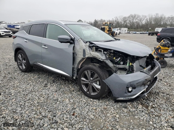 2023 Nissan Murano Platinum with VIN 5N1AZ2DJ0PC132575, listed as a Copart auction lot 45737235 with 2,971 mi miles and Salvage Title. Bid and sale history available at carsss.com. Image 4.