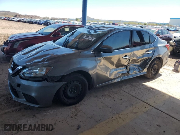 2017 Nissan Sentra S with VIN 3N1AB7AP6HY392599, listed as a Copart auction lot 49641425 with 126,127 mi miles and Salvage Title. Bid and sale history available at DreamBid. Image 1.