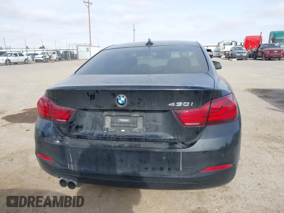 2020 BMW 4 Series 430i with VIN WBA4W3C00LAG91526, listed as a IAAI auction lot 41283679 with 46,597 mi miles. Bid and sale history available at carsss.com. Image 16.