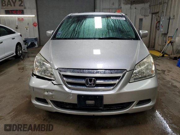 2006 Honda Odyssey EX-L with VIN 5FNRL38796B423266, listed as a Copart auction lot 51089645 with 172,799 mi miles and Salvage Title. Bid and sale history available at carsss.com. Image 5.