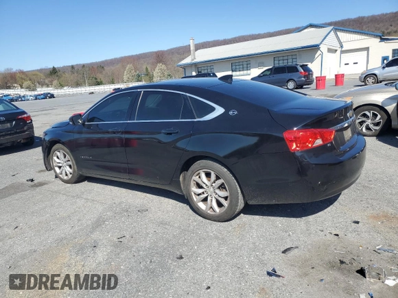 2016 Chevrolet Impala LT with VIN 2G1115S3XG9135050, listed as a Copart auction lot 52326345 with 143,359 mi miles and Salvage Title. Bid and sale history available at DreamBid. Image 2.