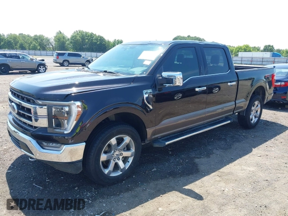 2021 Ford F-150 XL with VIN 1FTFW1E52MFC60891, listed as a IAAI auction lot 42449525 with 85,325 mi miles and . Bid and sale history available at DreamBid. Image 21.