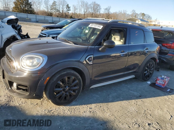2018 MINI Countryman Cooper S with VIN WMZYT3C30J3E93344, listed as a Copart auction lot 86149194 with 89,969 mi miles and Salvage Title. Bid and sale history available at carsss.com. Image 1.
