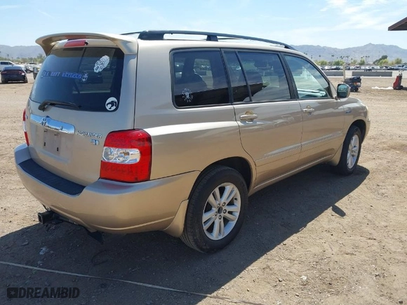 2006 Toyota Highlander Hybrid with VIN JTEDW21AX60009120, listed as a IAAI auction lot 41912964 with 304,205 mi miles. Bid and sale history available at carsss.com. Image 4.